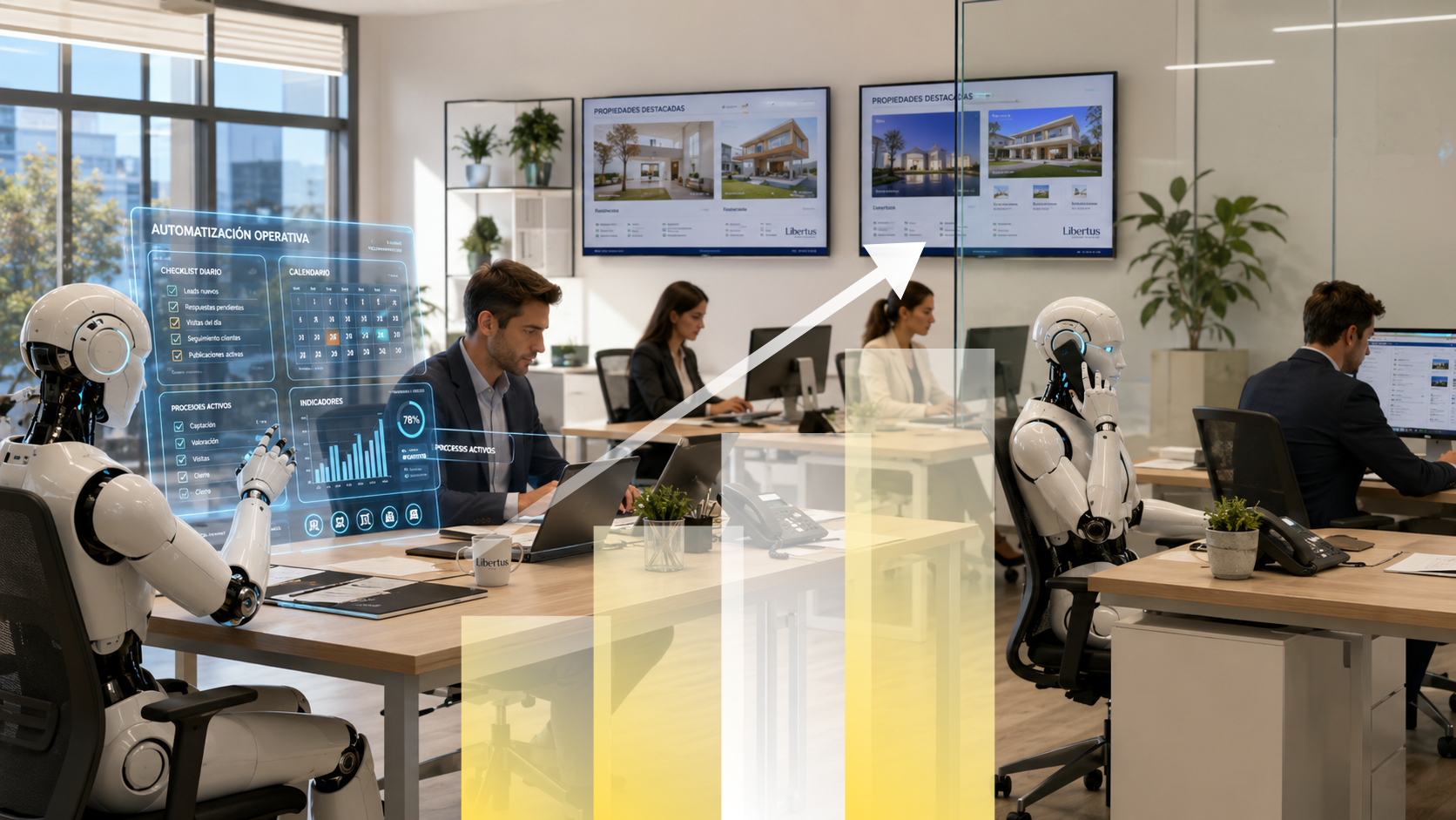 Automatización con IA en inmobiliaria